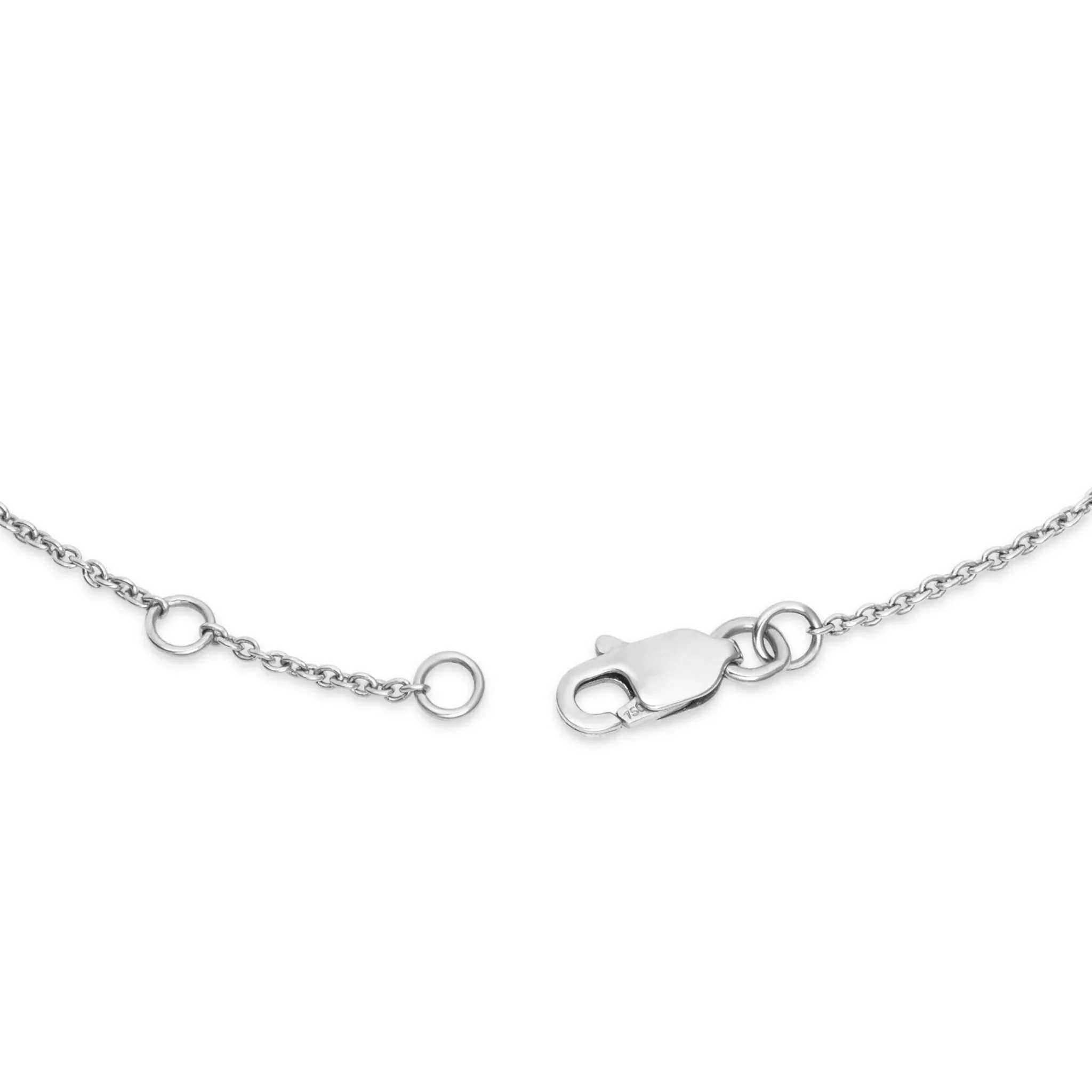 18K Gold 2.24ct Three Link Diamond Bracelet