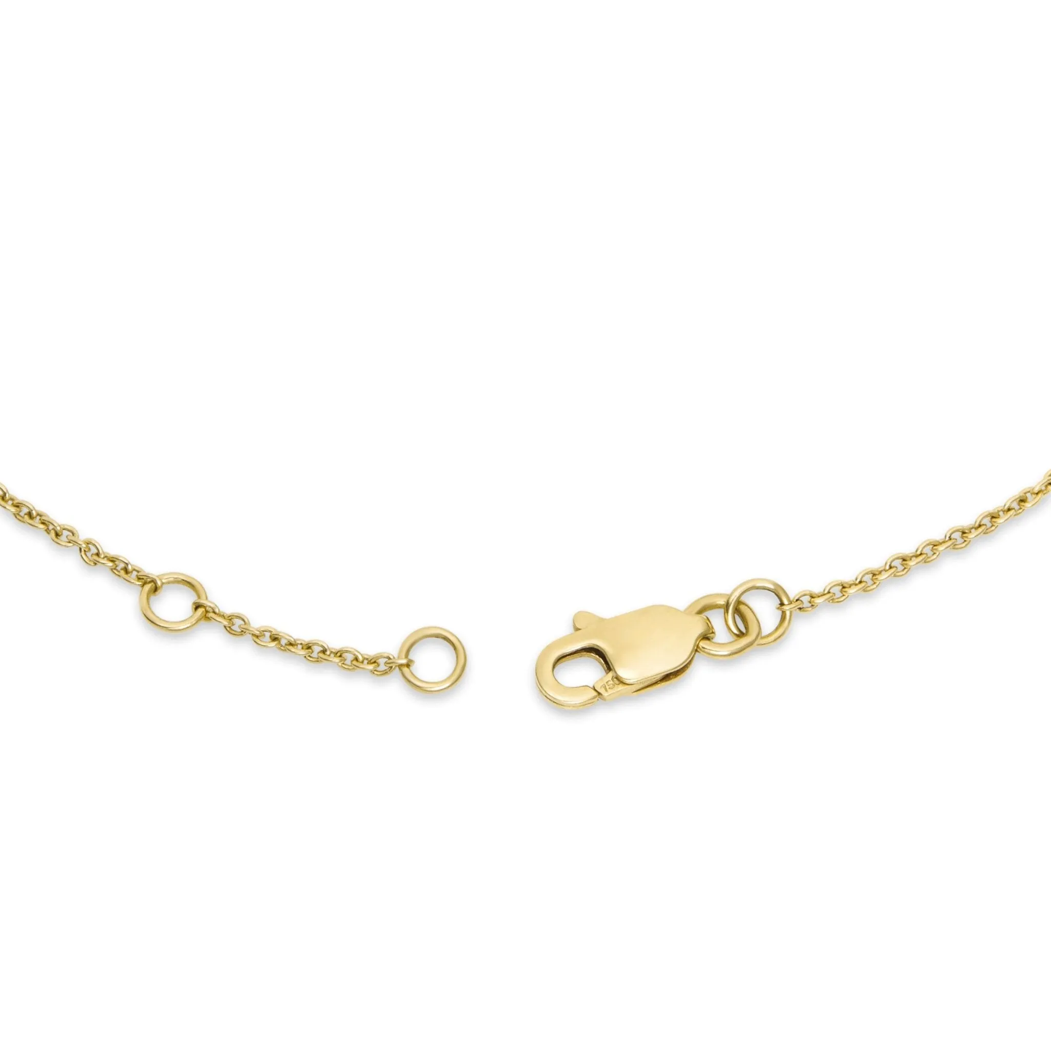 18K Gold 2.24ct Three Link Diamond Bracelet
