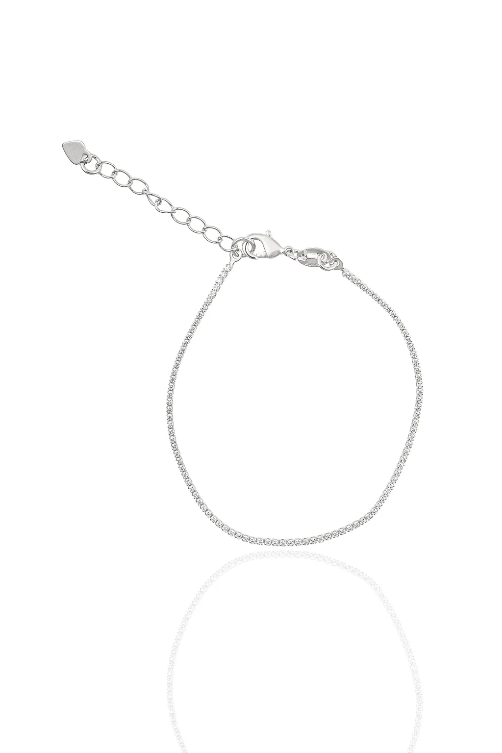 1mm Micro CZ Tennis Bracelet (H274/I351A)