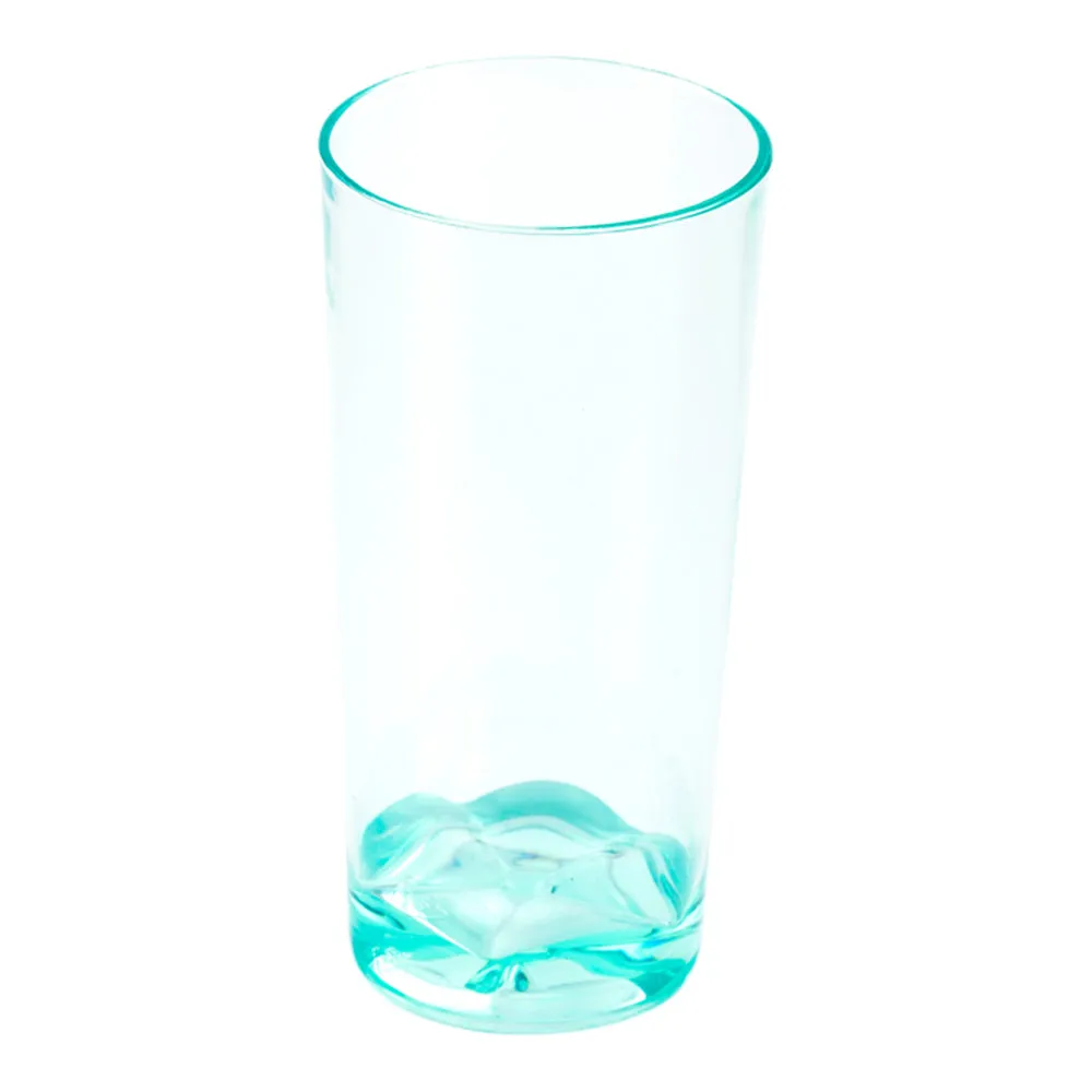 2 oz Round Seagreen Plastic Cannello Shot Glass - 1 1/2" x 1 1/2" x 3" - 100 count box