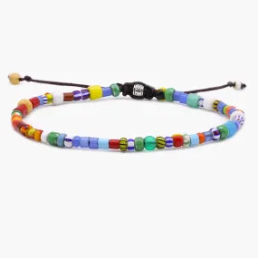 3mm Assorted Glass Beads Bracelet