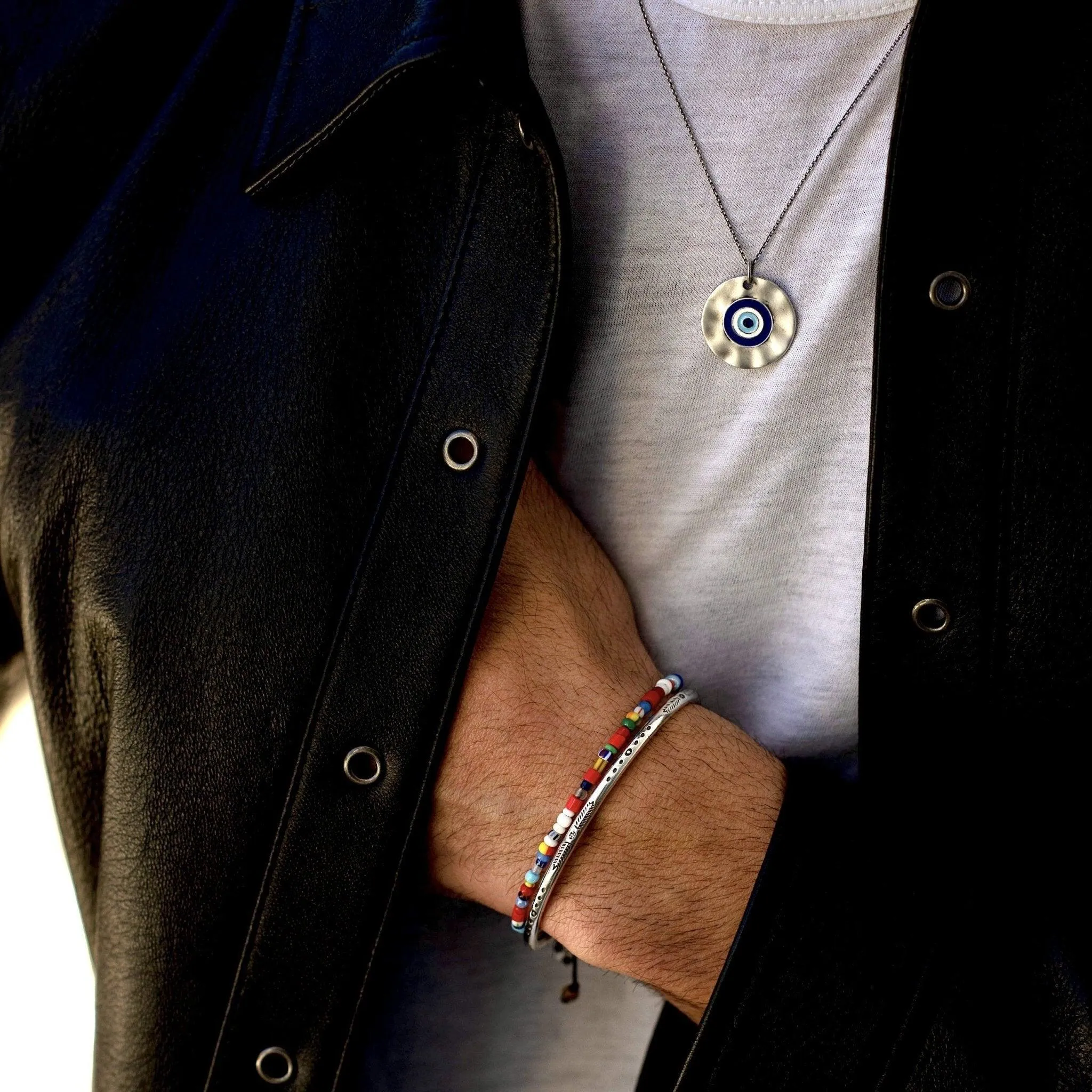 3mm Assorted Glass Beads Bracelet