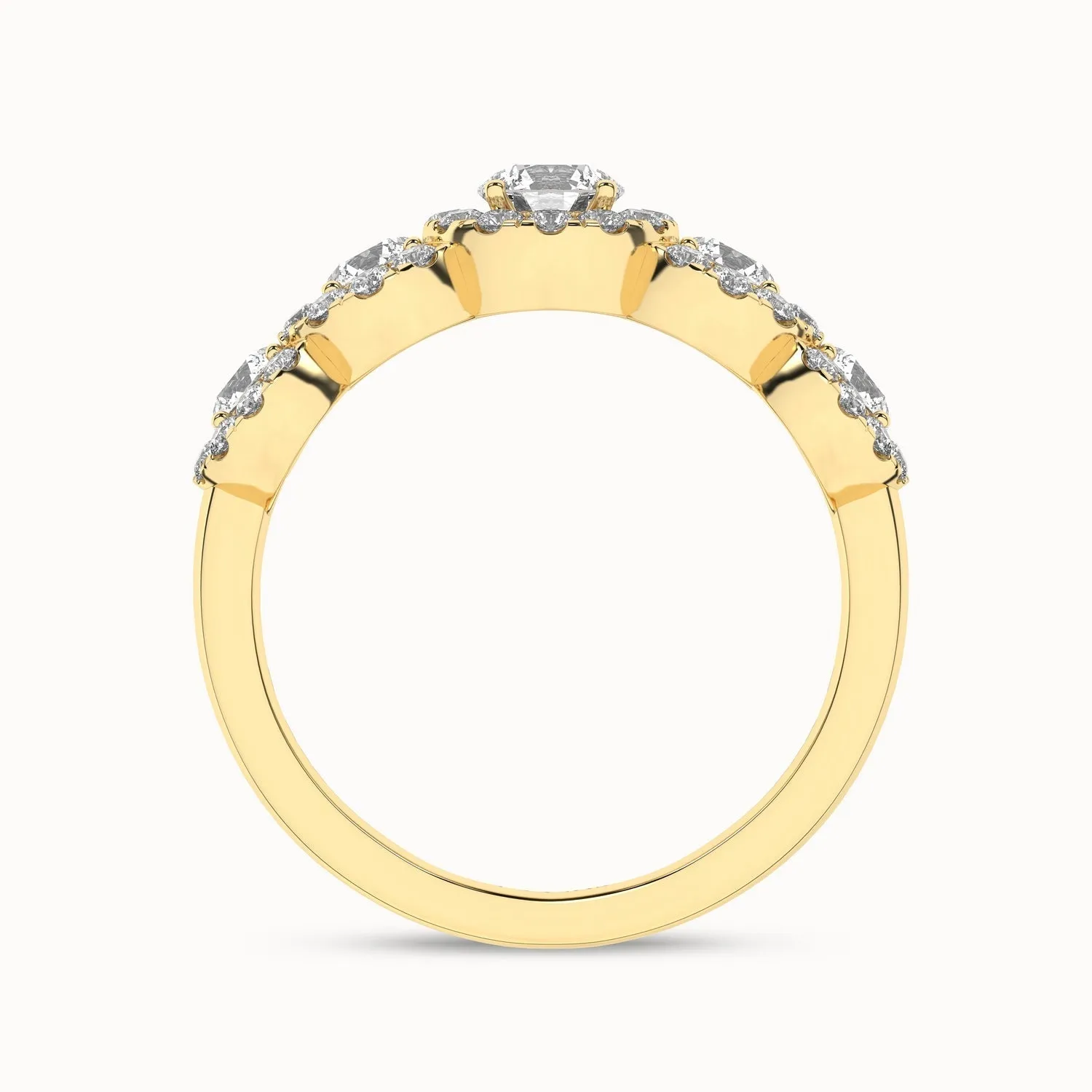 5-Stone Graduated Cherished Vows