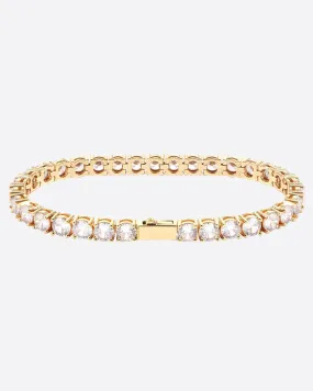 5MM VVS TENNIS bracelet - Gold