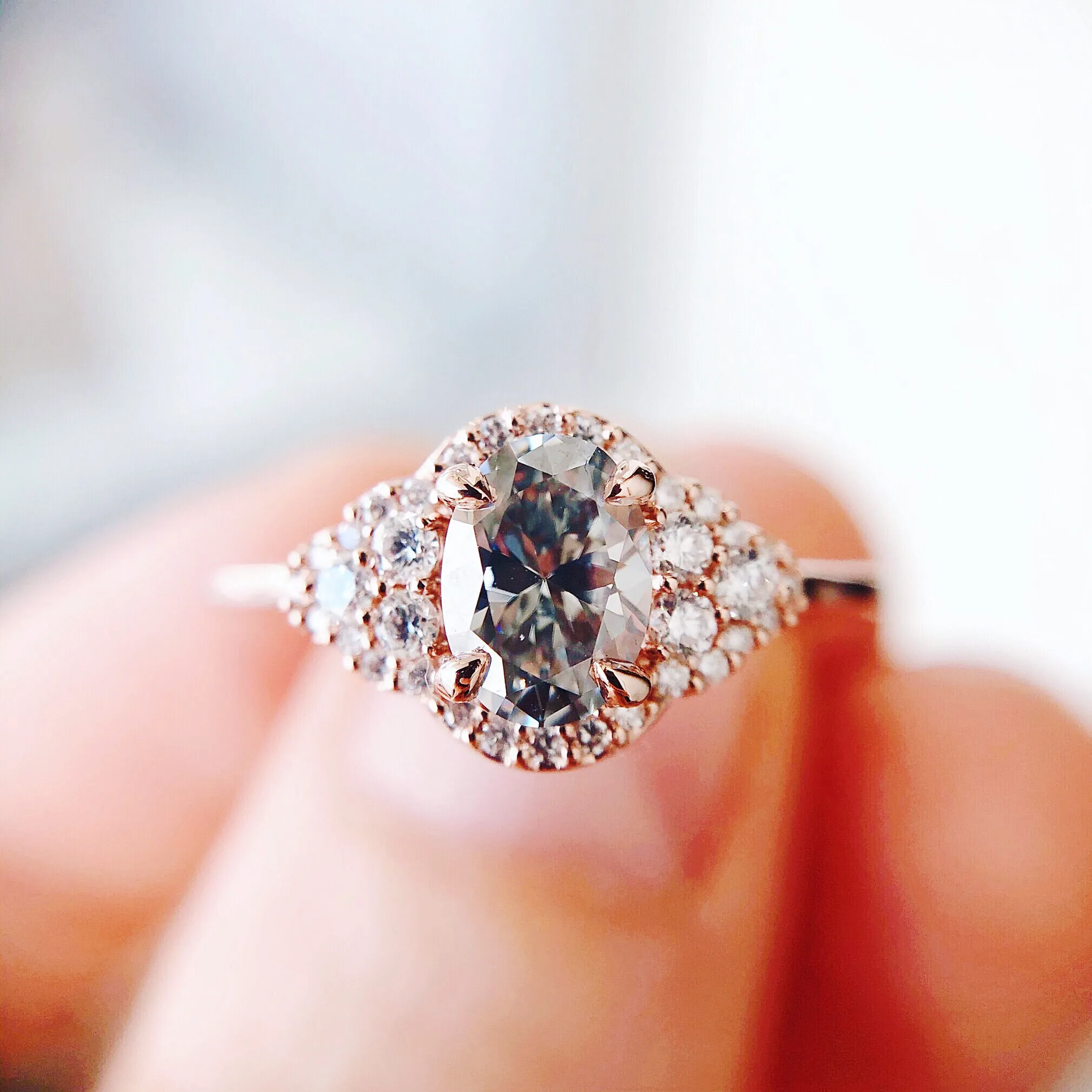 Adora Moissanite Engagement Ring