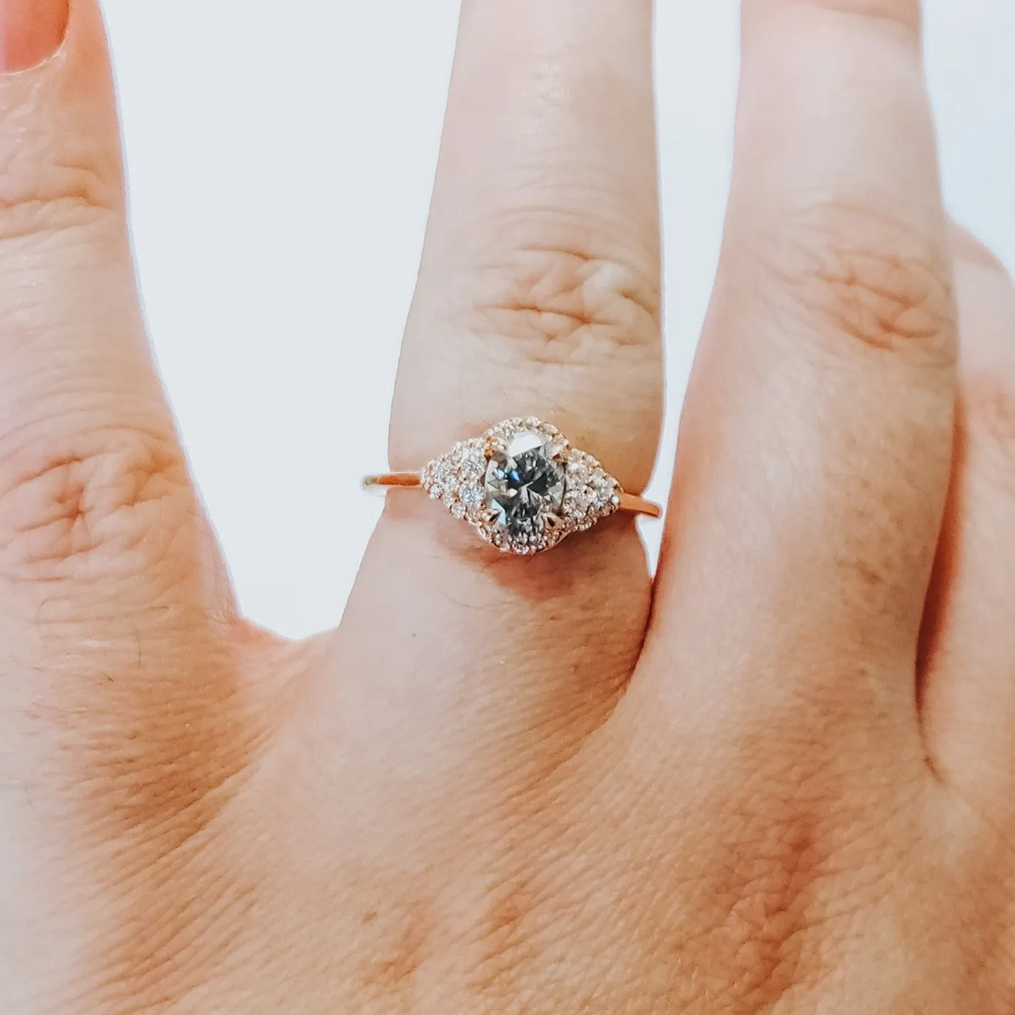 Adora Moissanite Engagement Ring