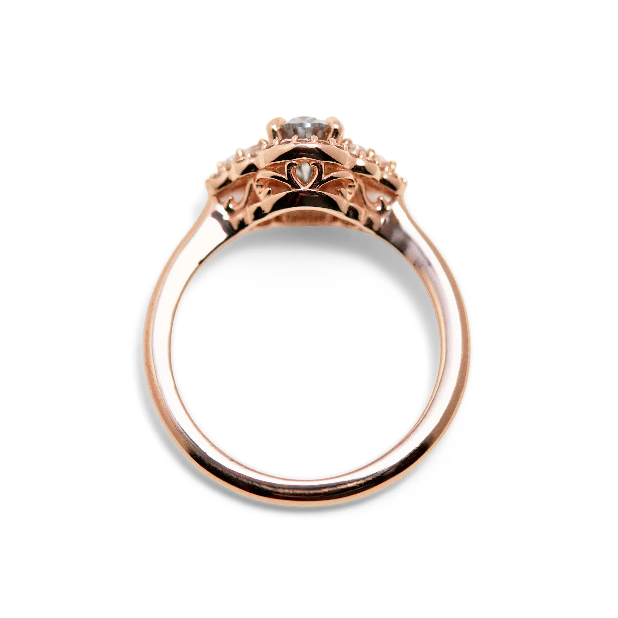 Adora Moissanite Engagement Ring