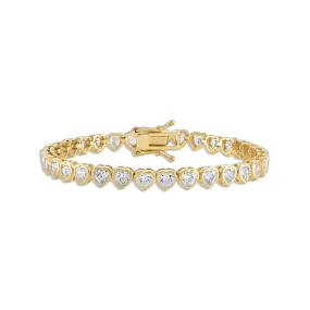 Alexa Leigh Nora Heart Tennis Bracelet