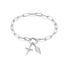 Ania Haie Pop Charms Silver Reflections Charm Bracelet