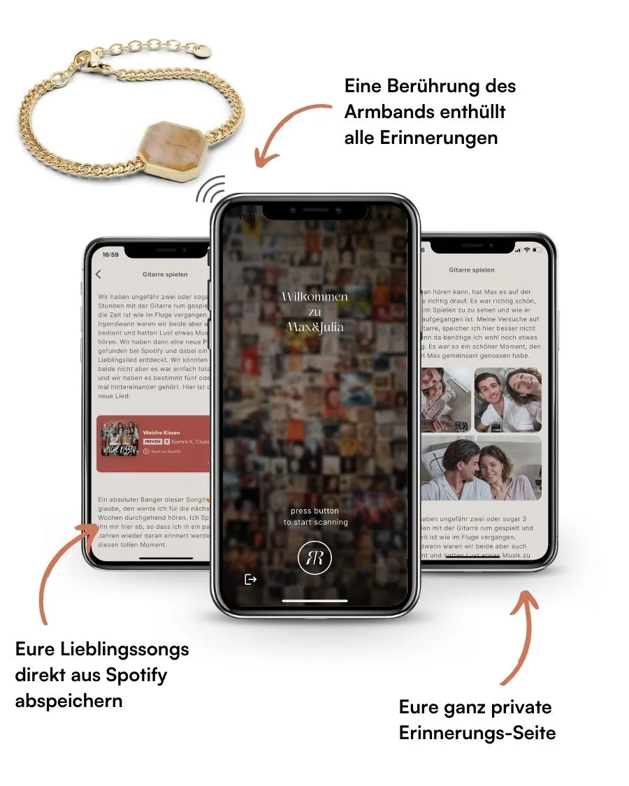 Armband - Tigerauge - Gold - Für Sie