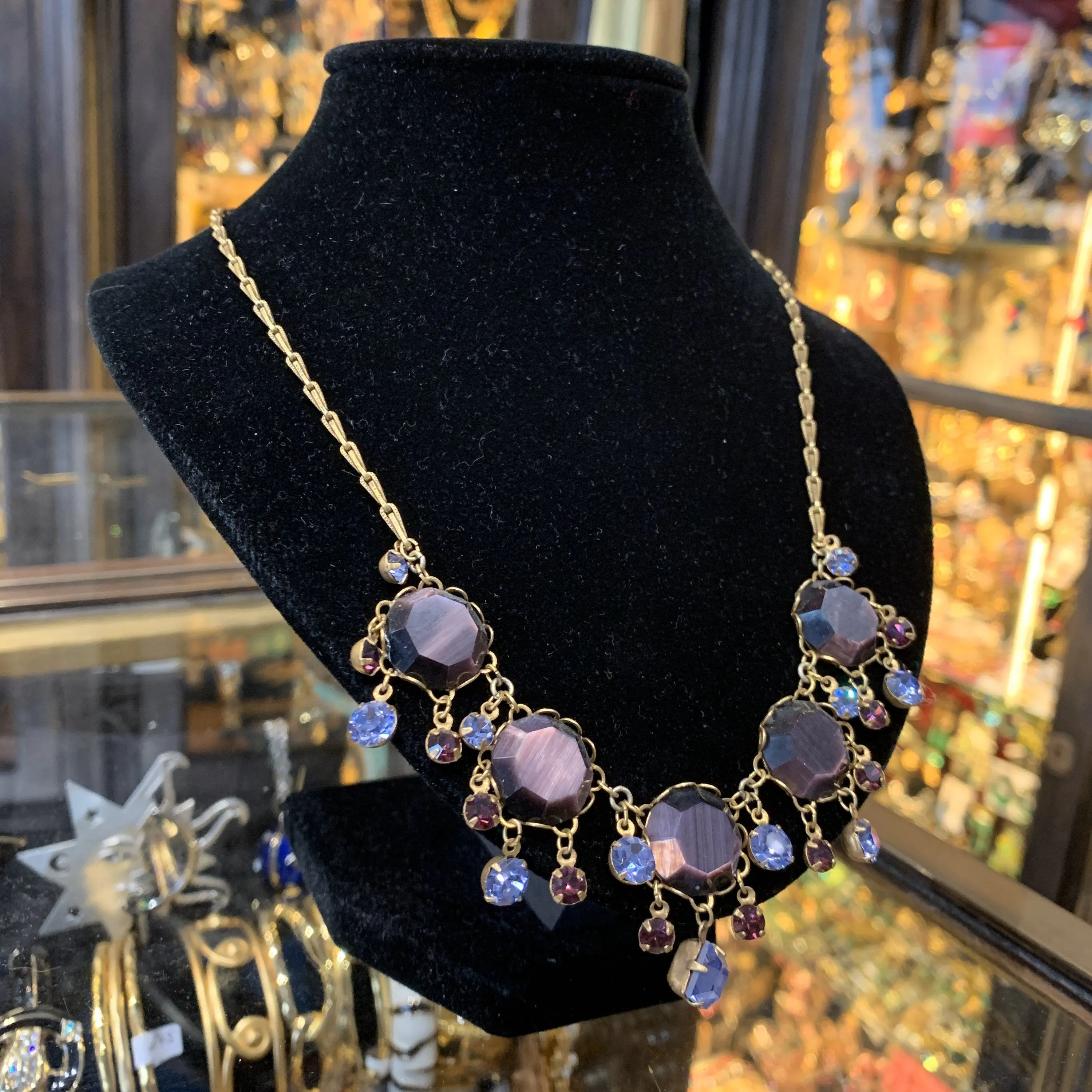 Askew London Purple NecklAce Unsigned