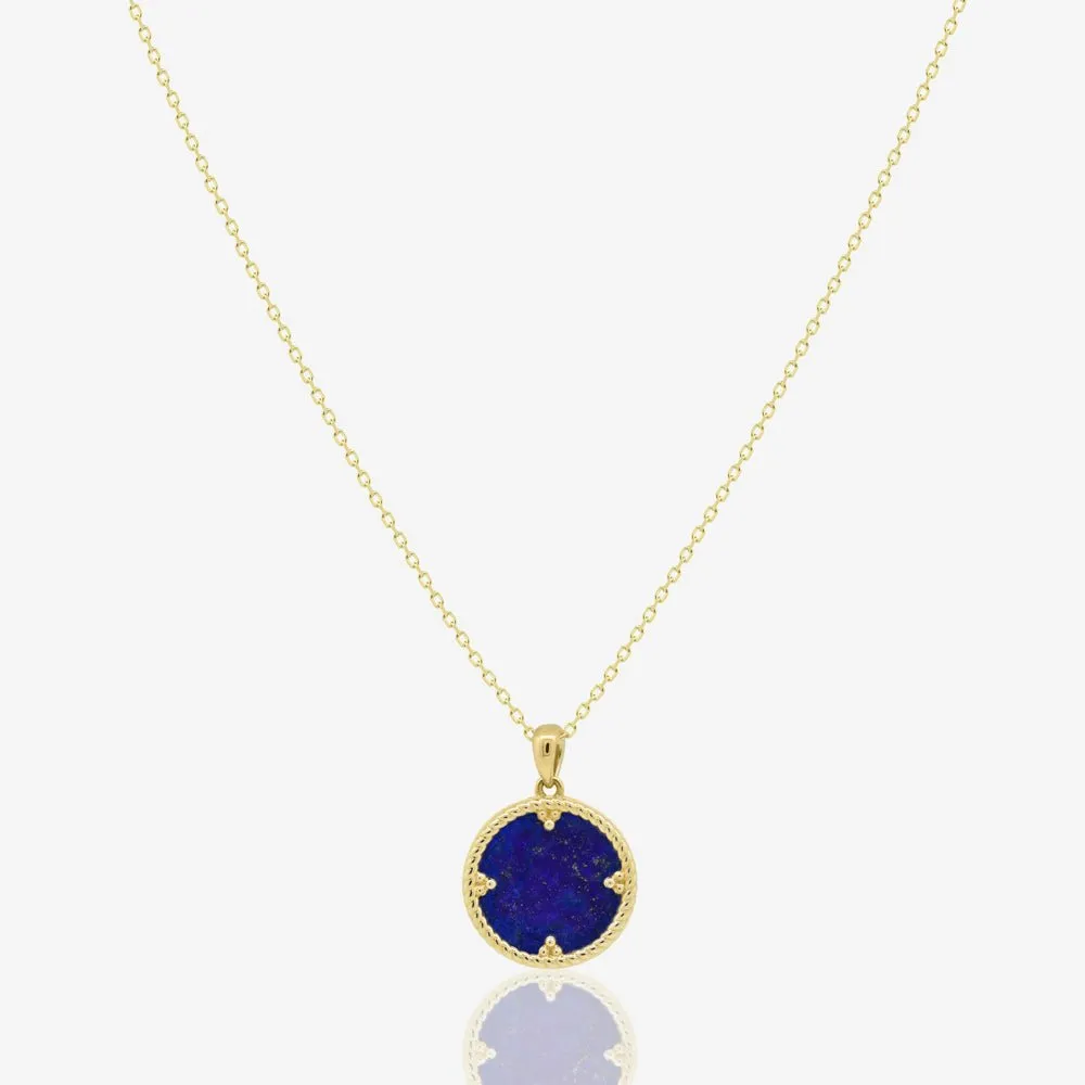 Avra Necklace in Lapis Lazuli