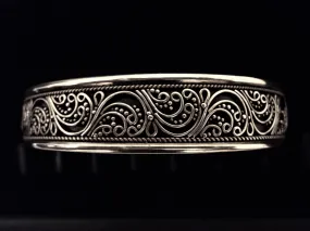 Bali Style Sterling Silver Cuff Bracelet