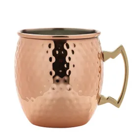 Barrel Copper Mug 55cl/19.25oz Hammered - Pack 1