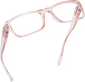 Blue-Light-Blocking-Reading-Glasses-Blush-1-00-Magnification Anti Glare