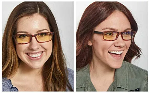 Blue-Light-Blocking-Reading-Glasses-Tortoise-Black-2-50-Magnification-Computer-Glasses