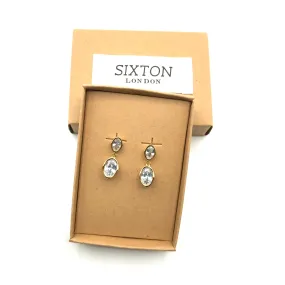 Boho jewel drop earrings