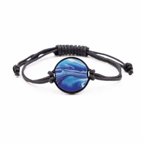 Circle ResinArt Bracelet - Maggi (Light Blue, 589610)
