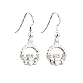 Claddagh Drop Earrings