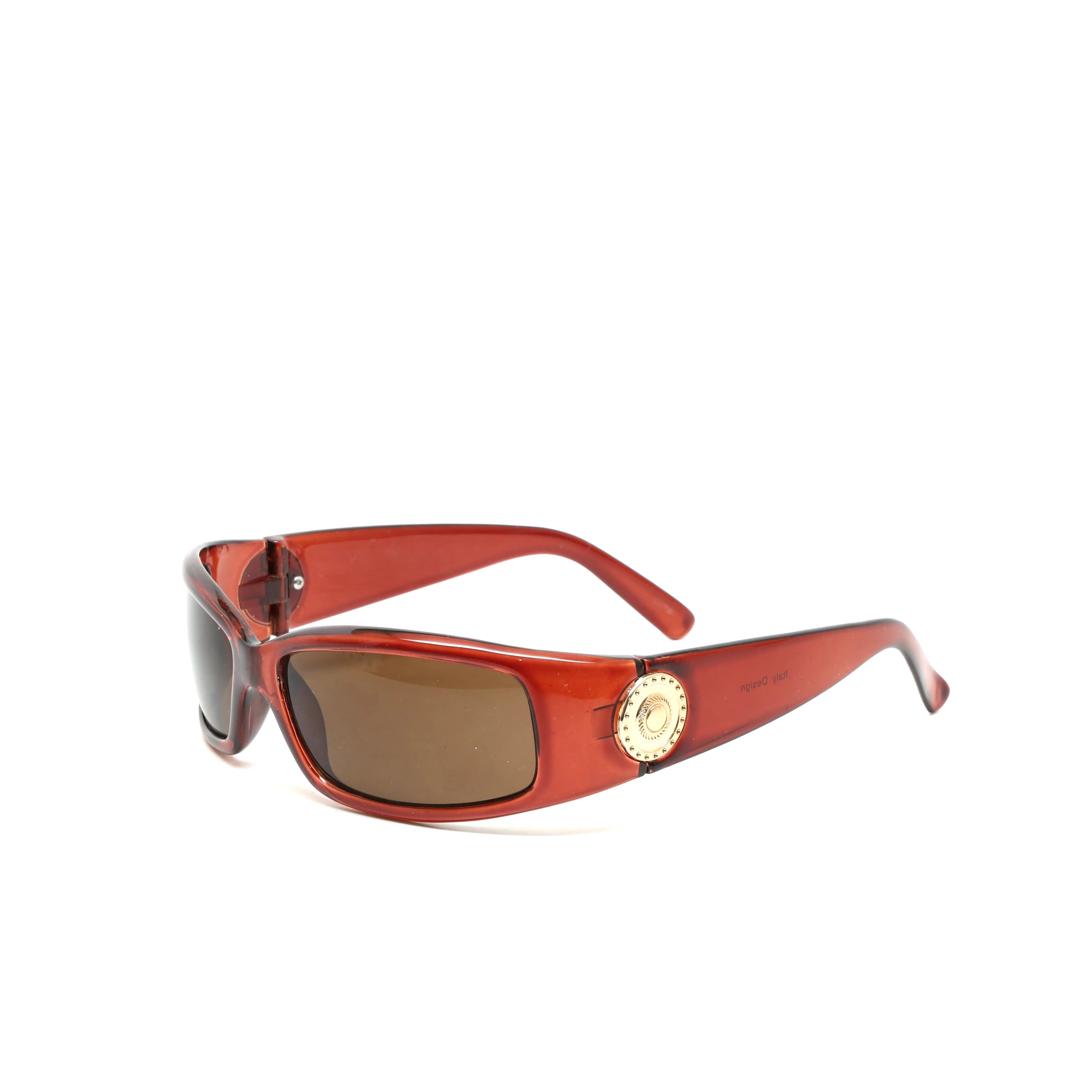 Concept 5 Oversized Classic Deadstock Late 90s/2000s Visors - Red