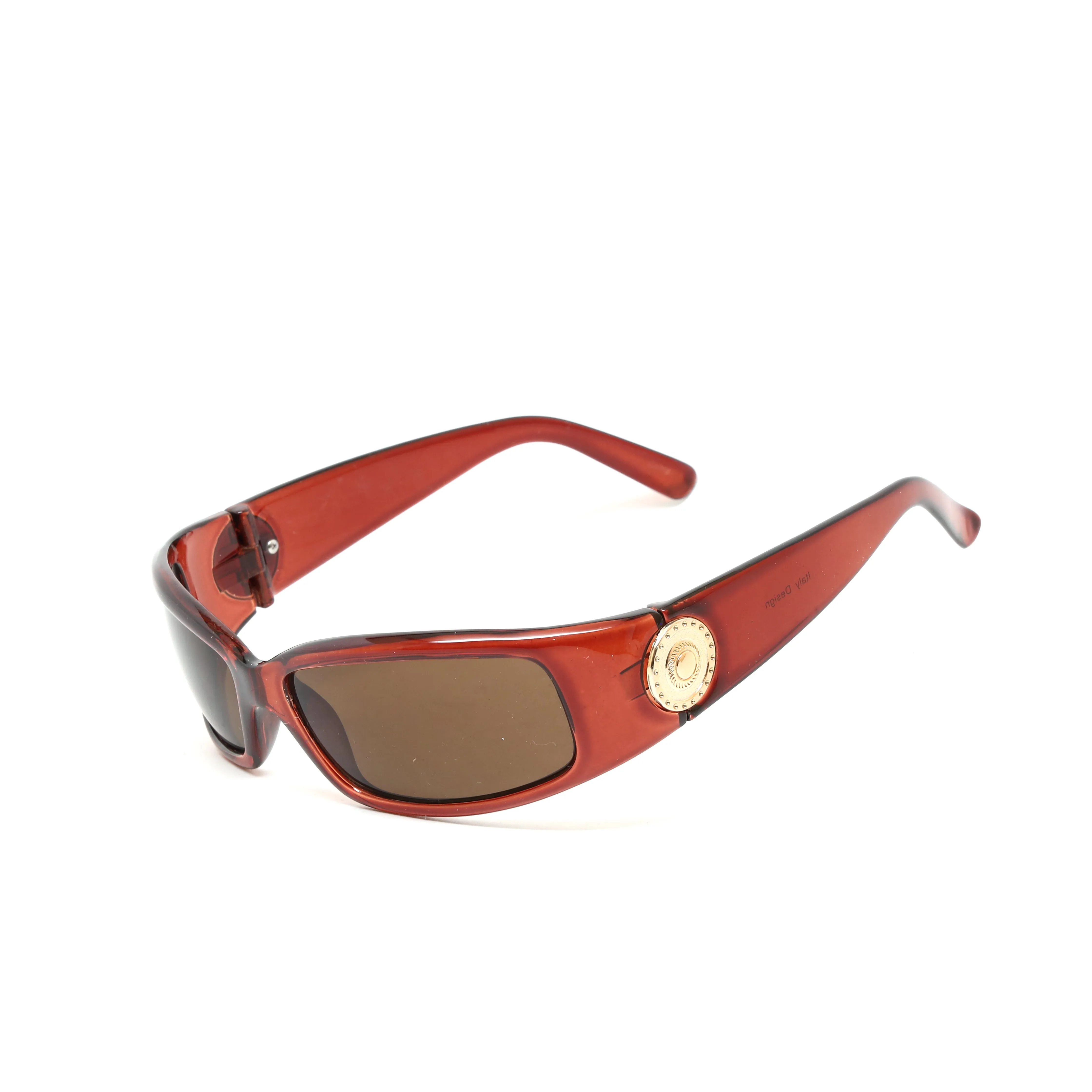 Concept 5 Oversized Classic Deadstock Late 90s/2000s Visors - Red