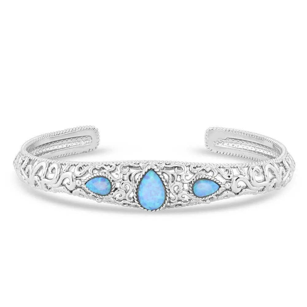 Crystal Pools Silver Bracelet by Montana Silversmiths BC5117