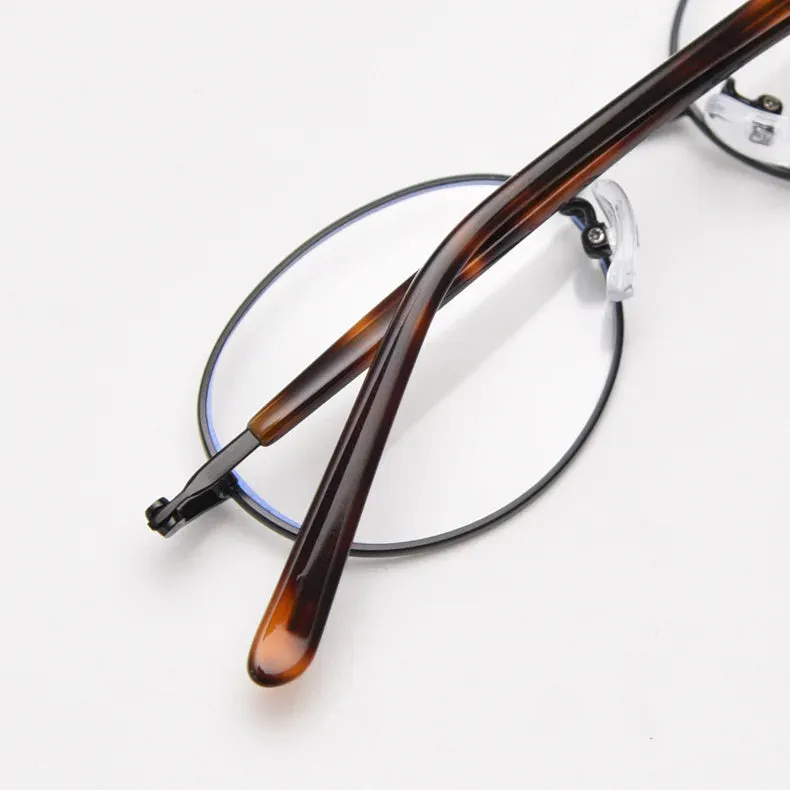 Cubojue Womens Full Rim Small Oval Alloy Reading Glasses 00236