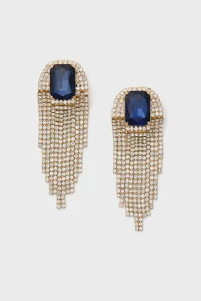 Dazzlin Blue Irving Earrings