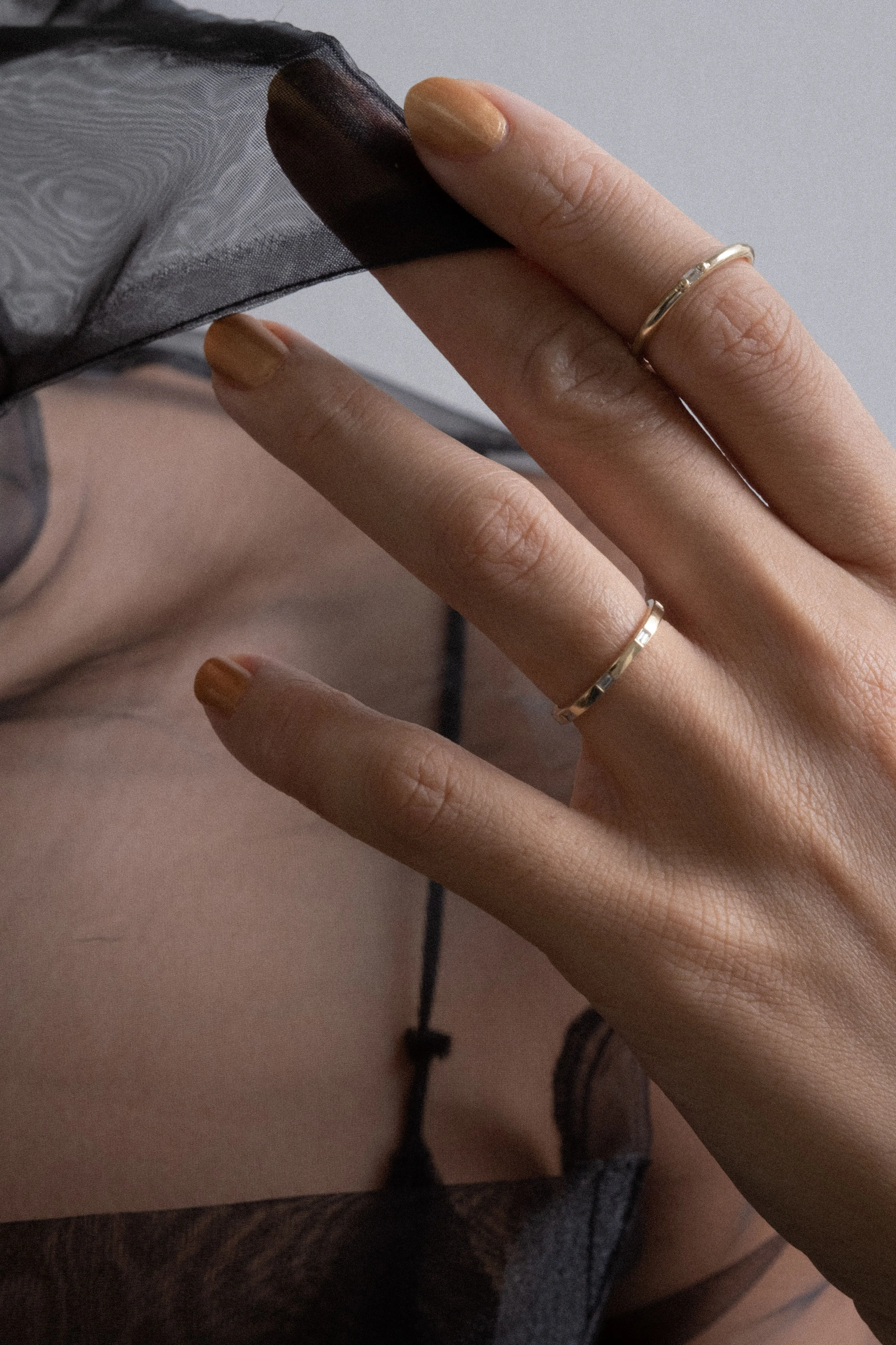 Diamond Baguette Accent Ring (ready to ship option)*