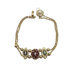 Double-Strand Rope Charm Bracelet