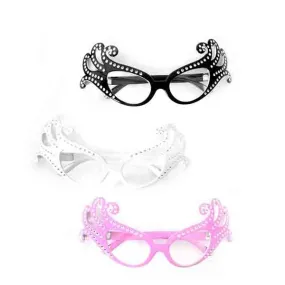 Edna Style Dame Diamante Glasses