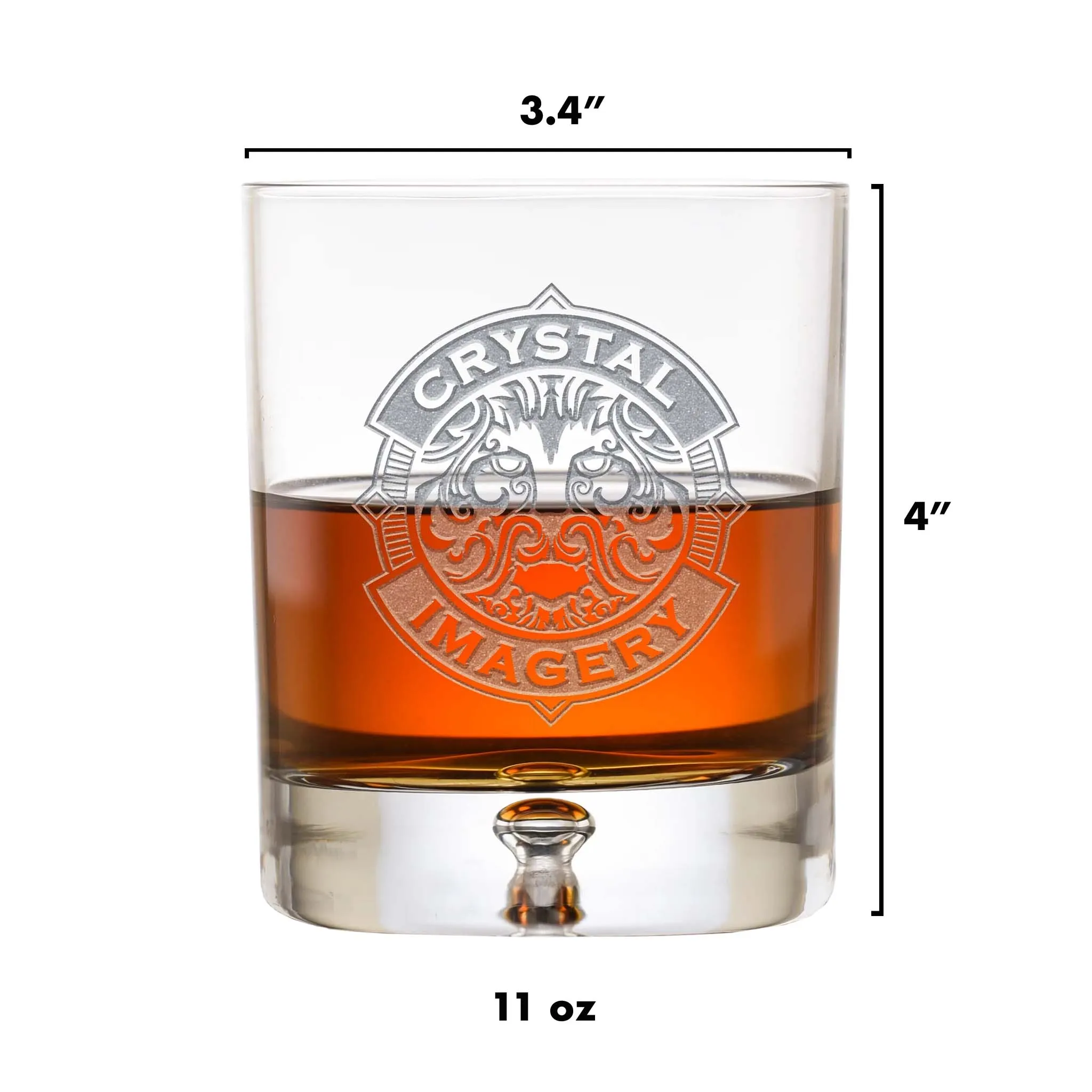 Engraved 40th Birthday Whiskey Glass