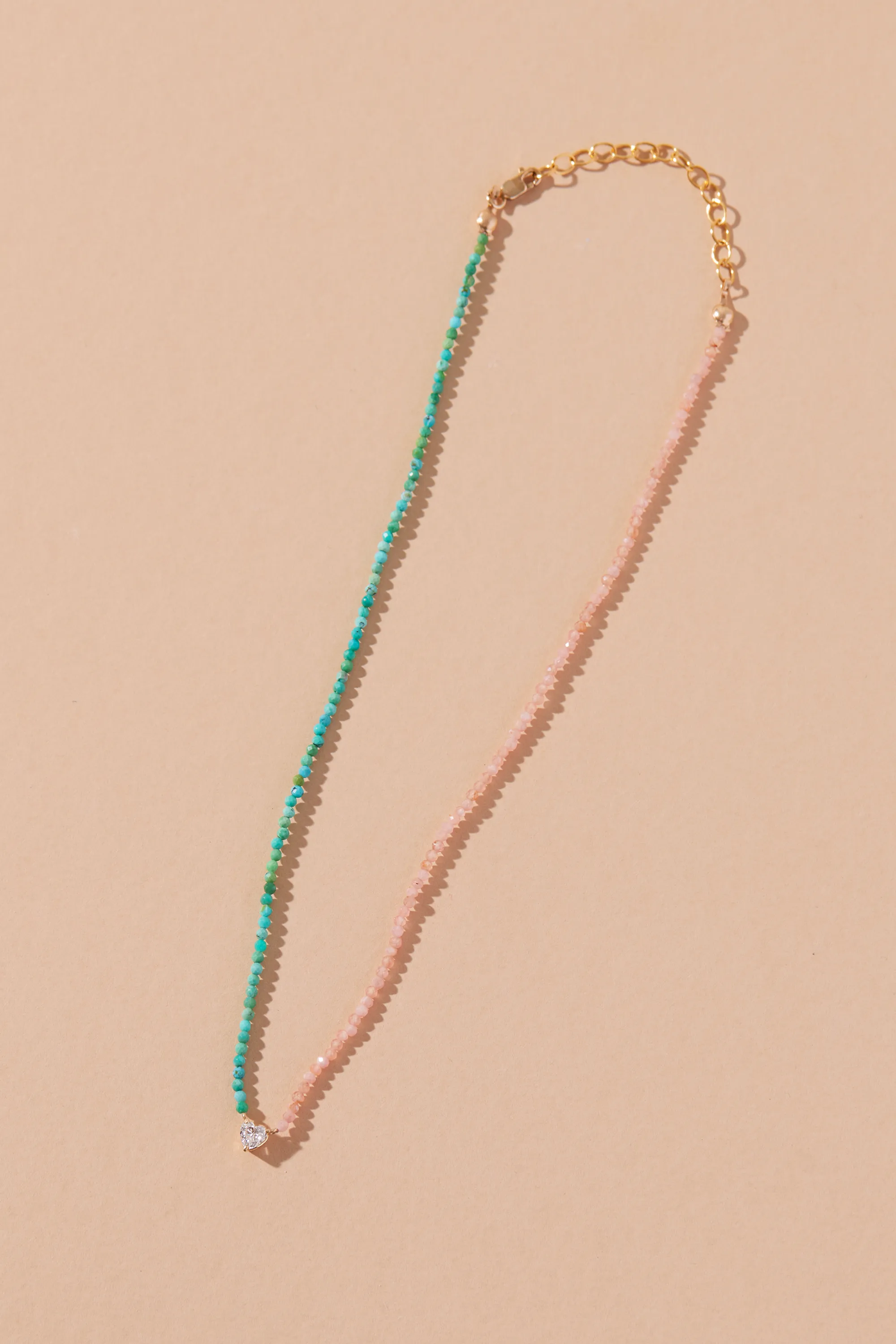 FACETS FLOATING HEART DIAMOND SISTERHOOD NECKLACE