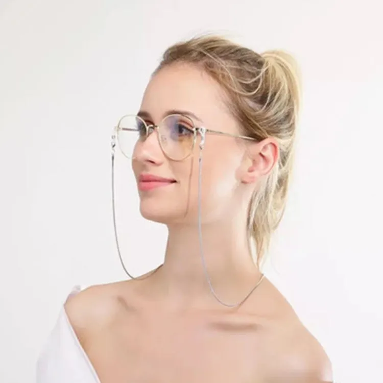 Fashion Simple Pearl Eyeglasses Chain(Silver)
