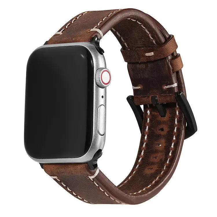 Genuine Leather Band Replacement Strap Apple Watch band