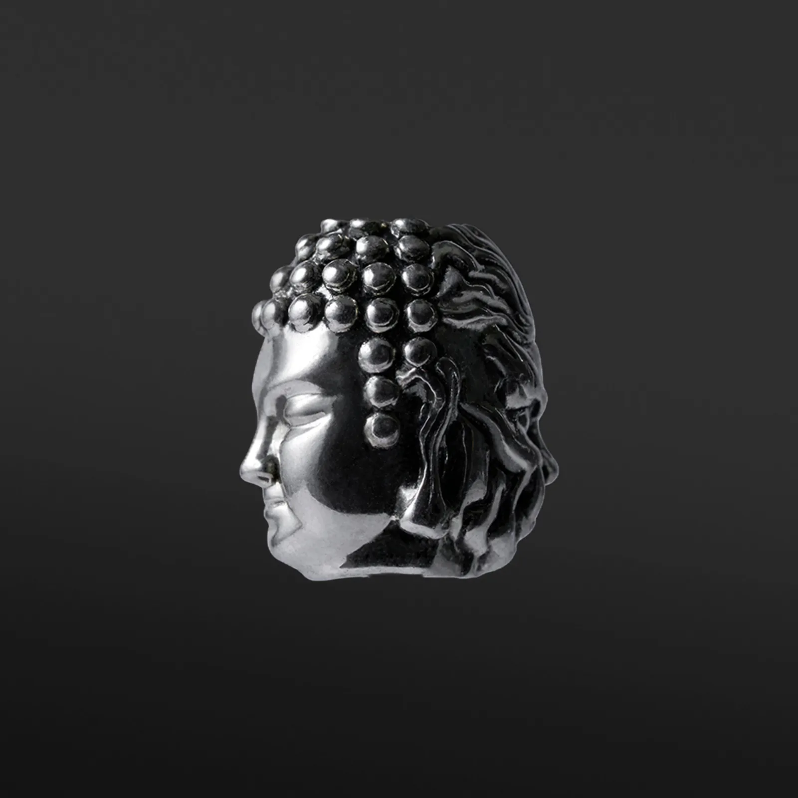 Gold Buddha Bracelet with Wood Crystal