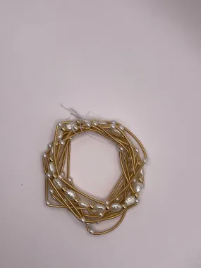Gold Pearl Accent Bracelet