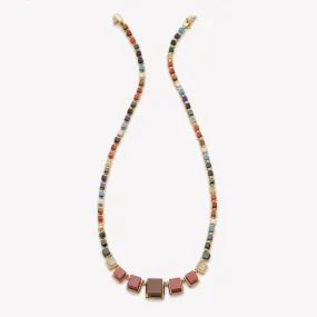 GRADUATED CUBE NECKLACE - PRISM