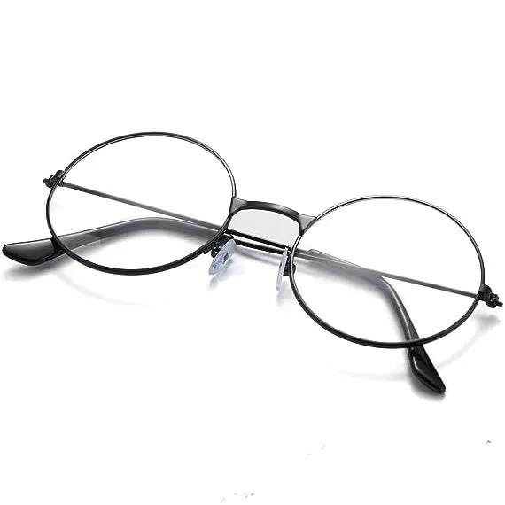 Halloween Wizard Glasses Old Men Round Wire Costume