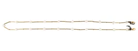 Handmade Fashion Accessories Eyeglasses Strap/Mask Strap Brass with Colorful Beaded, Crystal, Pearl