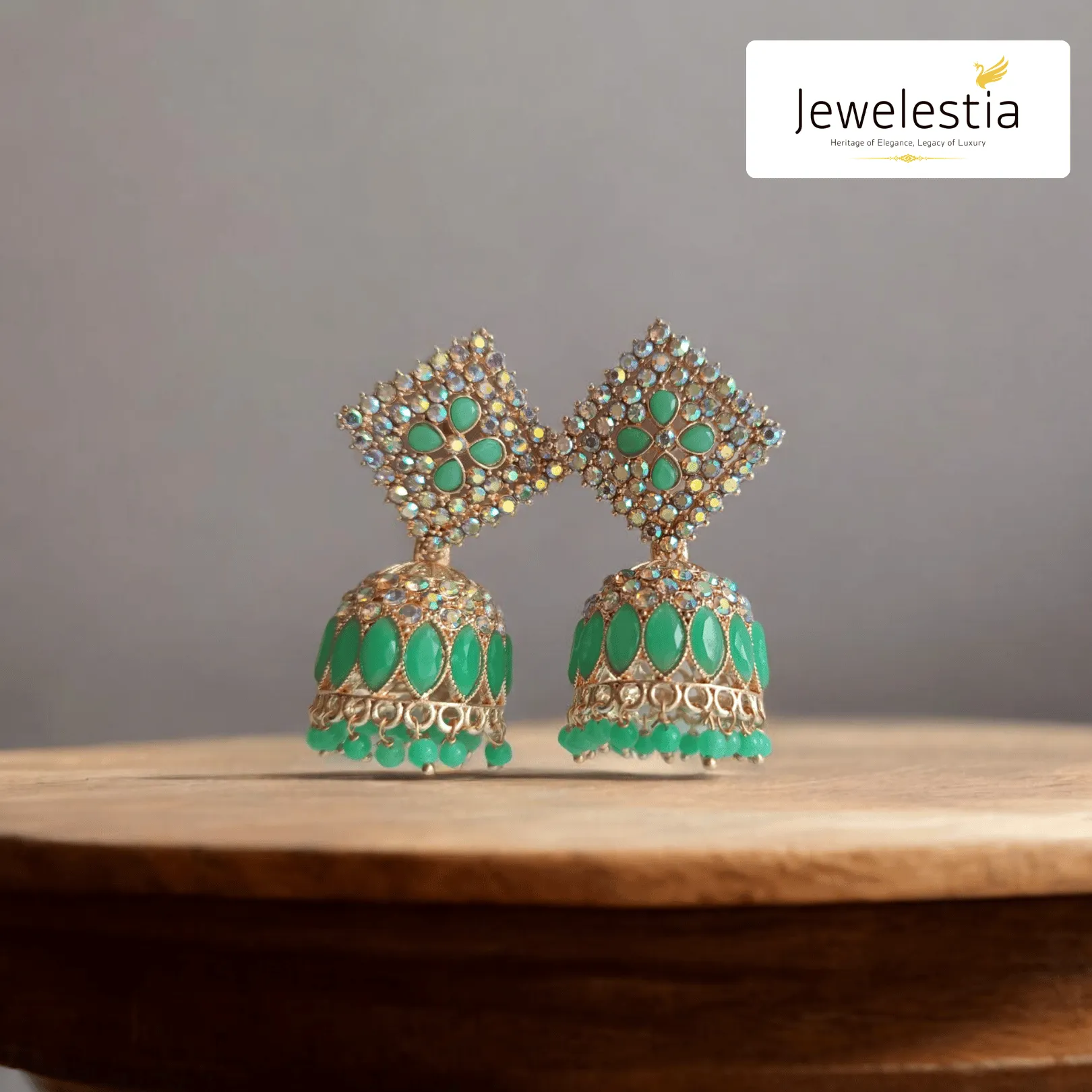 Jewelestia Enchantment Jhumka Earrings