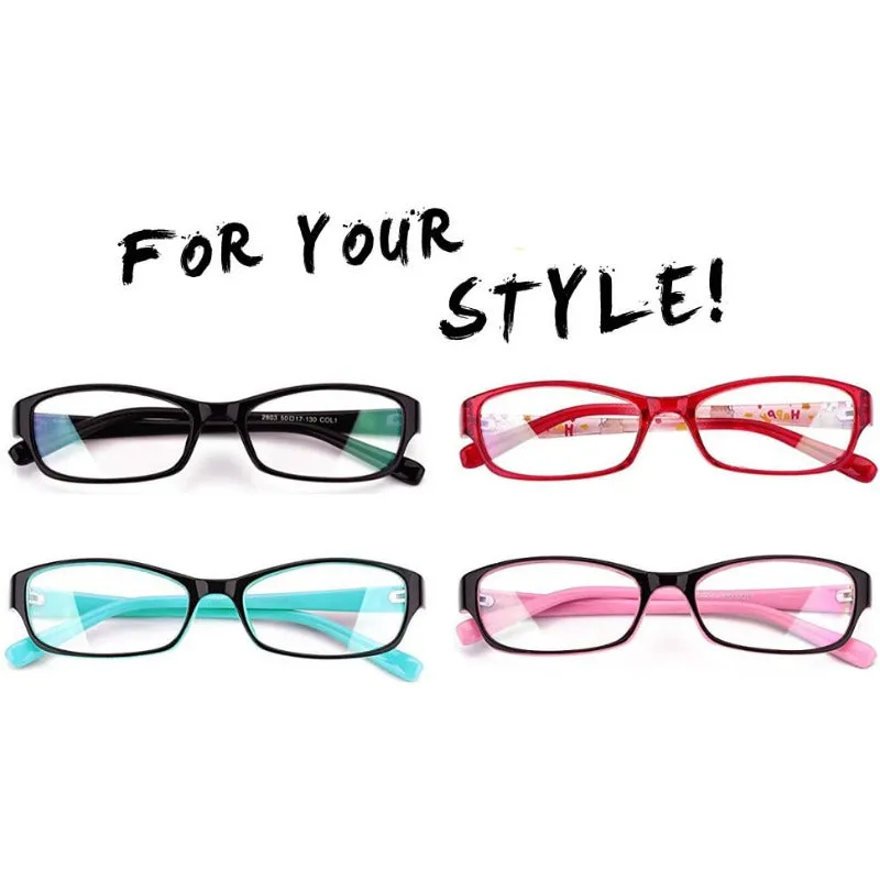 Kids Rectangle Glasses丨Classic Optical Frame for Boys & Girls A2803