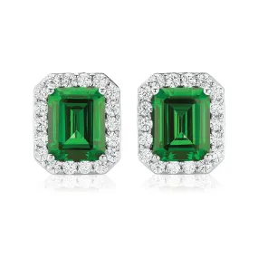 KISS Sterling Silver Cubic Zirconia Stud Earrings