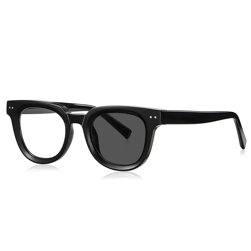 Kocolior Unisex Full Rim Square Acetate Hyperopic Reading Glasses 2120