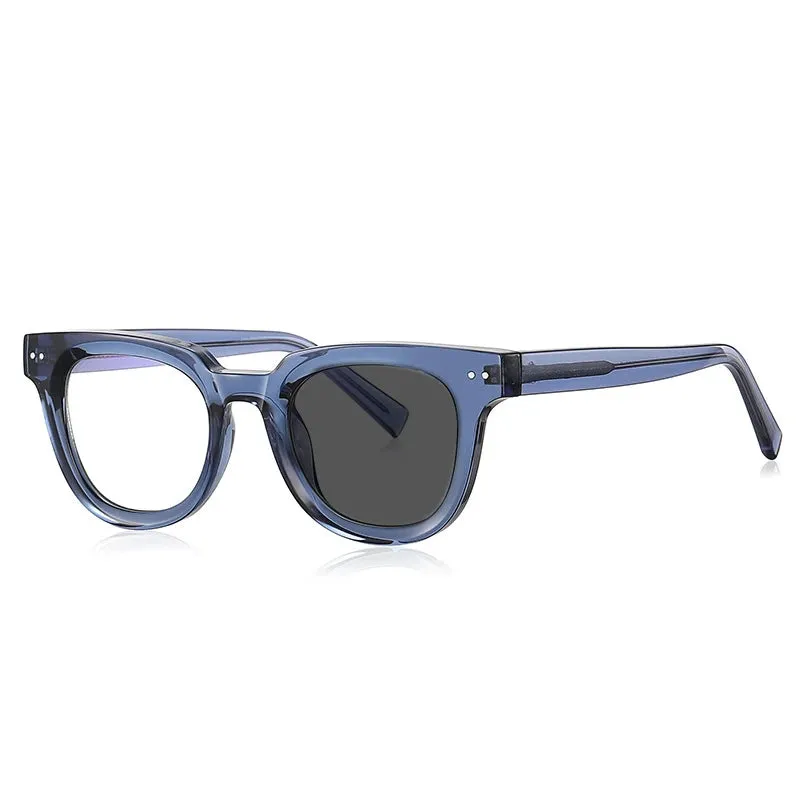Kocolior Unisex Full Rim Square Acetate Hyperopic Reading Glasses 2120
