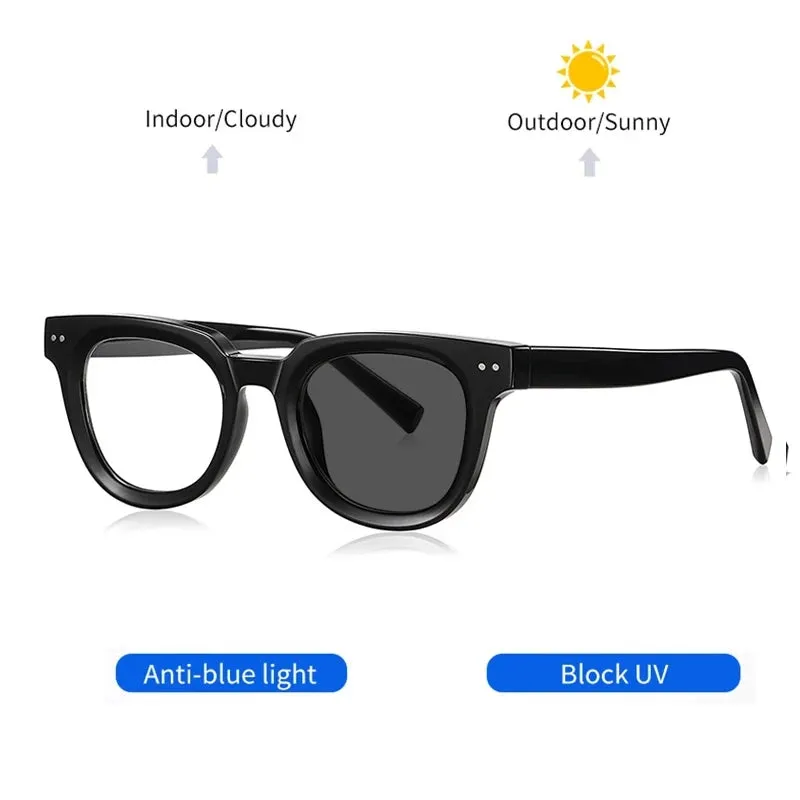 Kocolior Unisex Full Rim Square Acetate Hyperopic Reading Glasses 2120