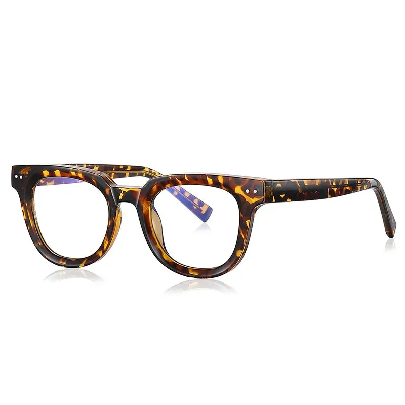 Kocolior Unisex Full Rim Square Acetate Hyperopic Reading Glasses 2120