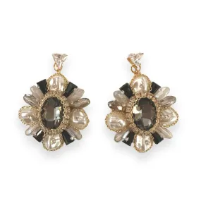 Kristine Mother of Pearl Color Statement Earrings
