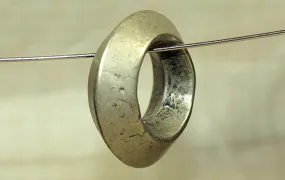 Large Heavy Silver Hair Ring from Ethiopia