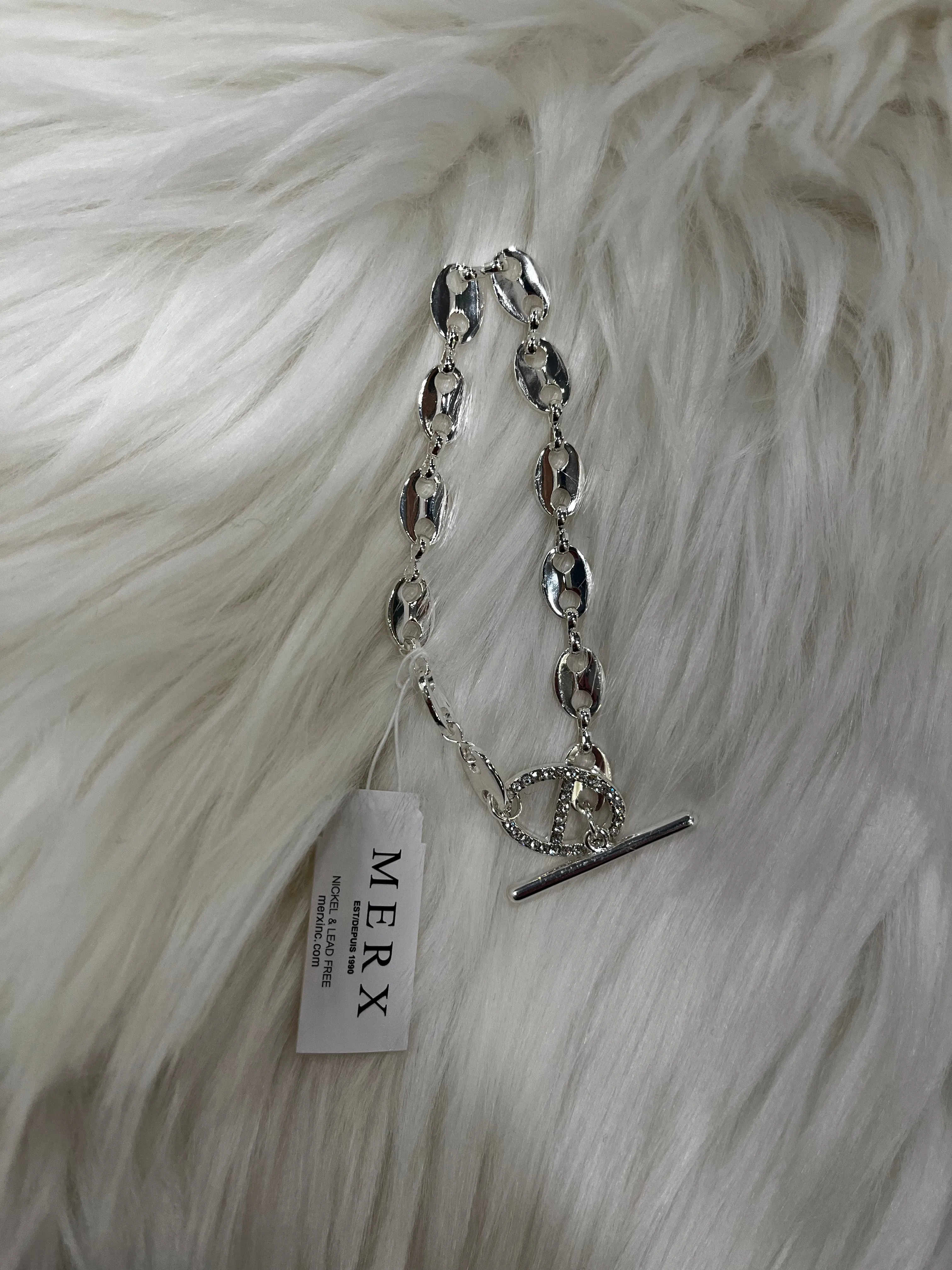 Merx Silver Chain Bracelet